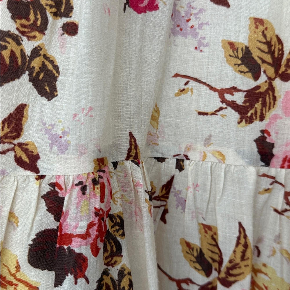 Sea NY Floral Ruffle Flutter Sleeve Esme Midi Dress - Picture 10 of 10